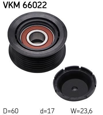 Galet enrouleur de courroie d'accessoire SKF ref. VKM 66022